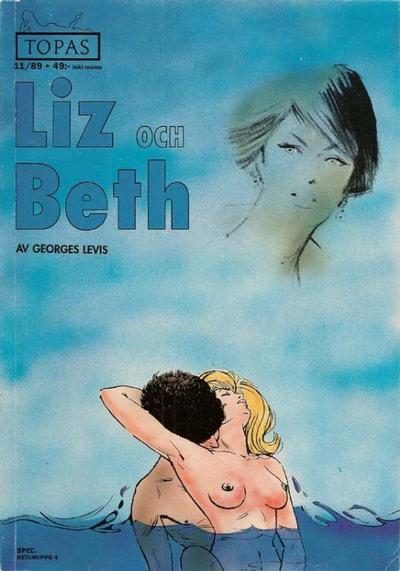 Cover for Topas (Epix, 1988 series) #23 - Liz och Beth