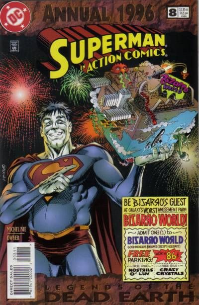 Cover for Action Comics Annual (DC, 1987 series) #8 [Direct Sales]