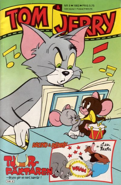 Cover for Tom & Jerry [Tom och Jerry] (Semic, 1979 series) #9/1983