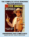 Cover for Gwandanaland Comics (Gwandanaland Comics, 2016 series) #523 - The Complete Steve Donovan: Western Marshal