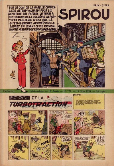 Cover for Spirou (Dupuis, 1947 series) #779
