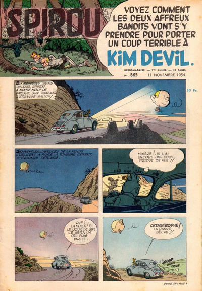Cover for Spirou (Dupuis, 1947 series) #865