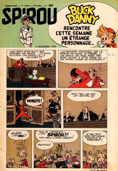 Cover for Spirou (Dupuis, 1947 series) #869