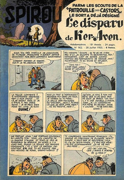 Cover for Spirou (Dupuis, 1947 series) #902