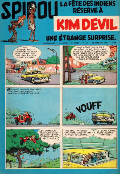 Cover for Spirou (Dupuis, 1947 series) #910