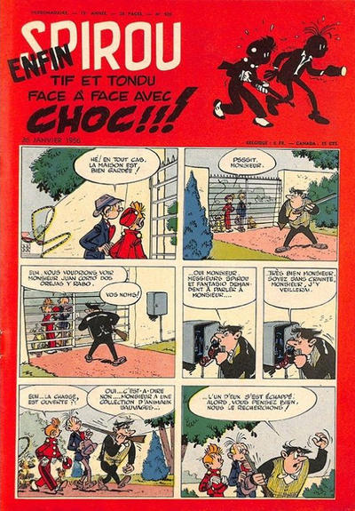 Cover for Spirou (Dupuis, 1947 series) #928