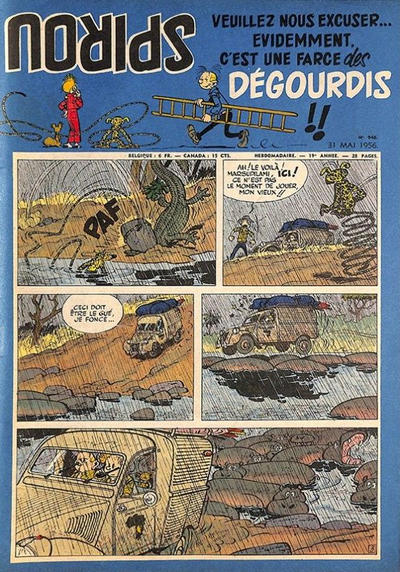 Cover for Spirou (Dupuis, 1947 series) #946