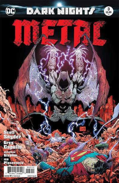 Cover for Dark Nights: Metal (DC, 2017 series) #3 [Second Printing]