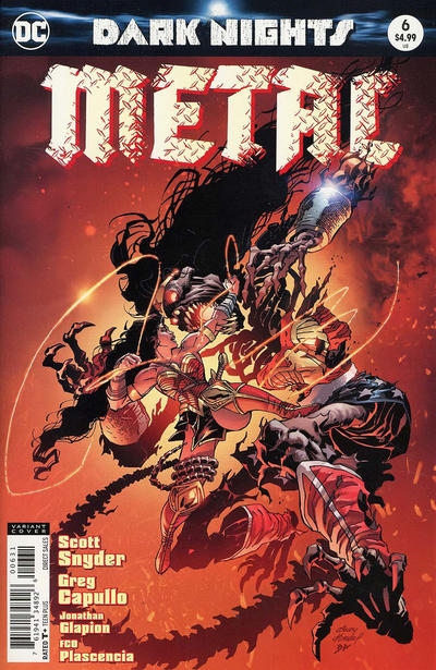 Cover for Dark Nights: Metal (DC, 2017 series) #6 [Andy Kubert Variant Cover]