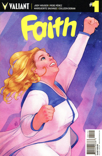 Cover for Faith (Ongoing) (Valiant Entertainment, 2016 series) #1 [Second Printing]