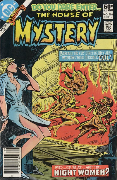 Cover for House of Mystery (DC, 1951 series) #296 [Newsstand]