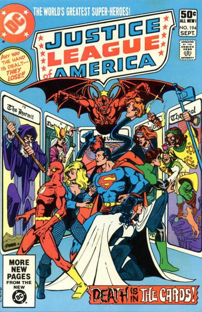 Cover for Justice League of America (DC, 1960 series) #194 [Direct]