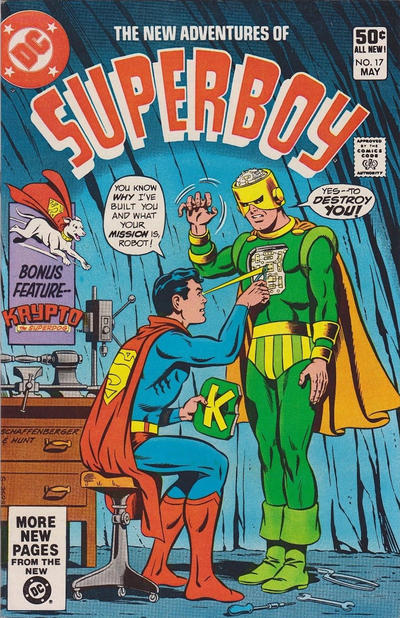 Cover for The New Adventures of Superboy (DC, 1980 series) #17 [Direct]