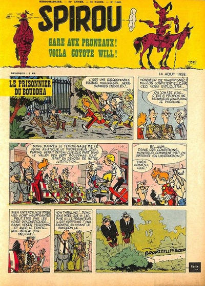 Cover for Spirou (Dupuis, 1947 series) #1061