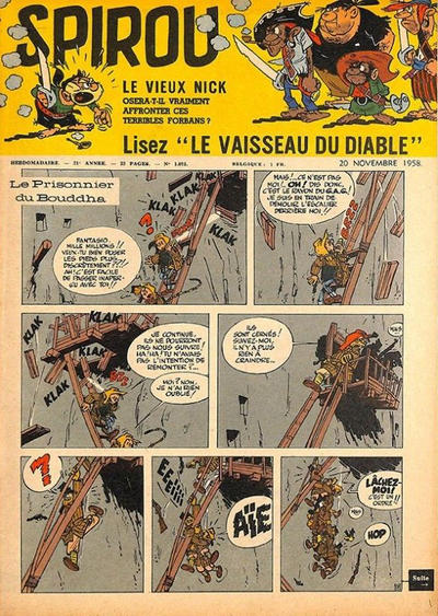 Cover for Spirou (Dupuis, 1947 series) #1075