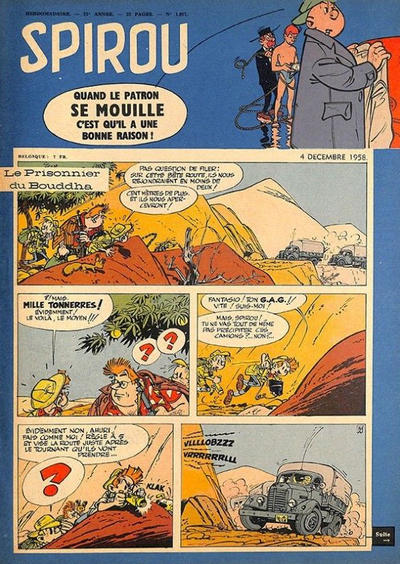 Cover for Spirou (Dupuis, 1947 series) #1077