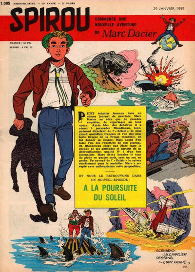 Cover for Spirou (Dupuis, 1947 series) #1085
