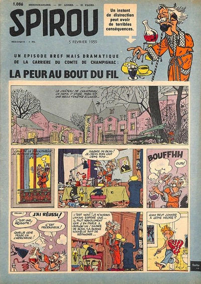 Cover for Spirou (Dupuis, 1947 series) #1086