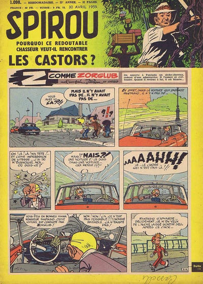 Cover for Spirou (Dupuis, 1947 series) #1098