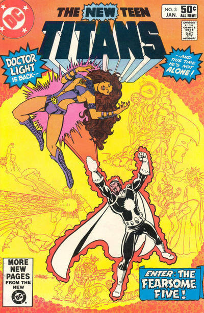 Cover for The New Teen Titans (DC, 1980 series) #3 [Direct]