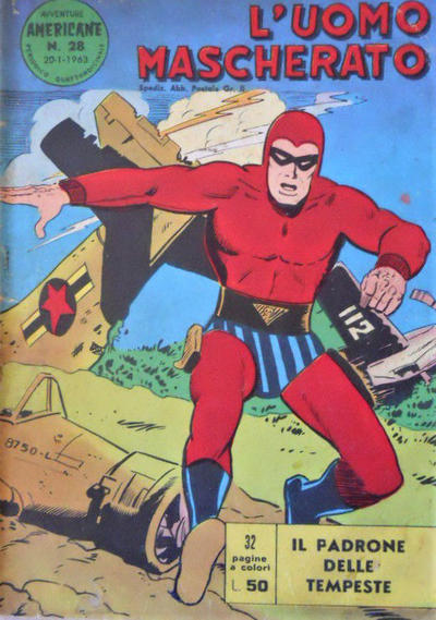 Cover for L'Uomo Mascherato [Avventure americane] (Edizioni Fratelli Spada, 1962 series) #28