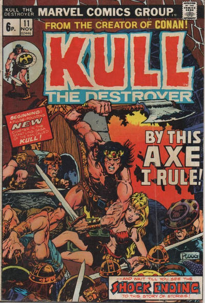 Cover for Kull, the Destroyer (Marvel, 1973 series) #11 [British]