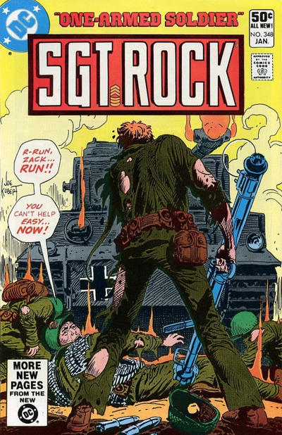 Cover for Sgt. Rock (DC, 1977 series) #348 [Direct]