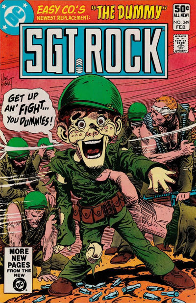 Cover for Sgt. Rock (DC, 1977 series) #349 [Direct]