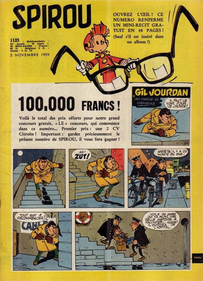 Cover for Spirou (Dupuis, 1947 series) #1125