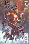 Cover Thumbnail for Civil War II (2016 series) #0 [Hastings Exclusive - Rob Liefeld Connecting]