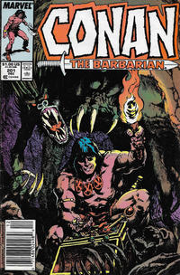 Cover for Conan the Barbarian (Marvel, 1970 series) #201 [Newsstand]