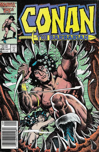 Cover Thumbnail for Conan the Barbarian (Marvel, 1970 series) #186 [Newsstand]