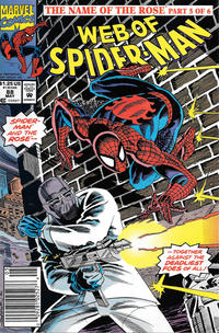 Cover Thumbnail for Web of Spider-Man (Marvel, 1985 series) #88 [Newsstand]