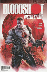 Cover for Bloodshot Rising Spirit (Valiant Entertainment, 2018 series) #1 [Fall 2018 Preview]
