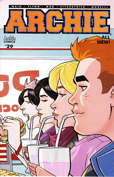 Cover for Archie (Archie, 2015 series) #29 [Cover C - Pete Woods Pop's]