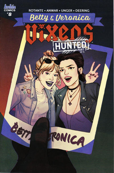 Cover for Betty & Veronica: Vixens (Archie, 2017 series) #8 [Cover C Sandra Lanz]