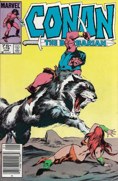 Cover for Conan the Barbarian (Marvel, 1970 series) #178 [Canadian]