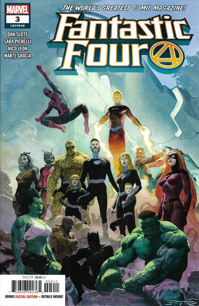 Cover for Fantastic Four (Marvel, 2018 series) #3 (648) [Esad Ribić]