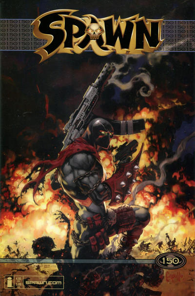 Cover for Spawn (Image, 1992 series) #150 [Greg Capullo]