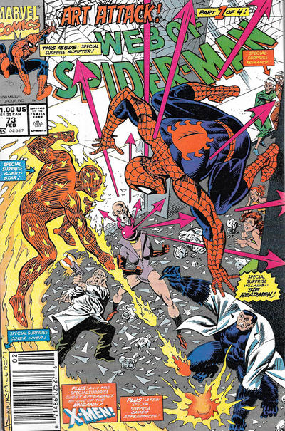 Cover for Web of Spider-Man (Marvel, 1985 series) #73 [Newsstand]