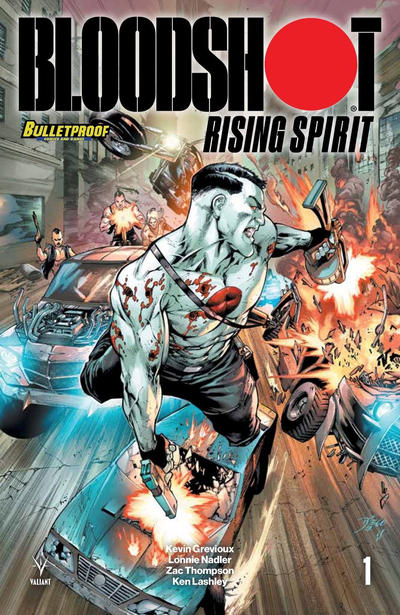 Cover for Bloodshot Rising Spirit (Valiant Entertainment, 2018 series) #1 [Bulletproof Comics and Games - Diego Bernard]