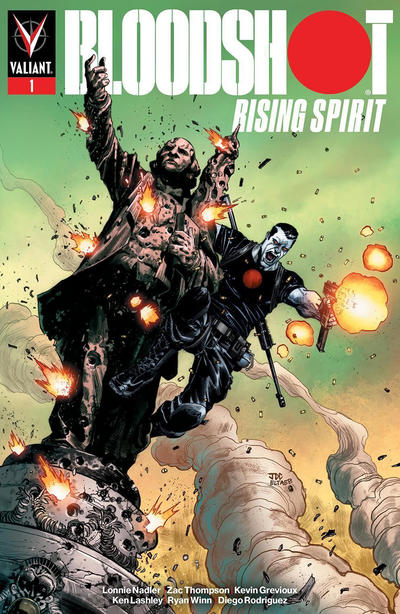 Cover for Bloodshot Rising Spirit (Valiant Entertainment, 2018 series) #1 [Fight or Flight - Josh Cassara]