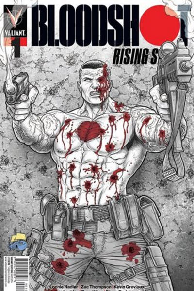 Cover for Bloodshot Rising Spirit (Valiant Entertainment, 2018 series) #1 [Ssalefish Comics Exclusive Variant - Juan José Ryp]