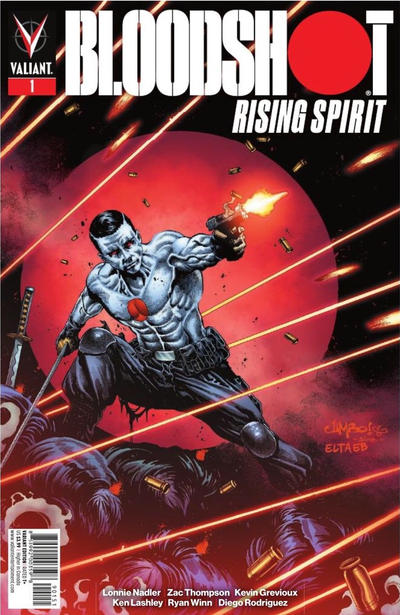 Cover for Bloodshot Rising Spirit (Valiant Entertainment, 2018 series) #1 [NC Comic Con - Jimbo Salgado]