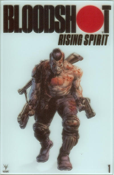 Cover for Bloodshot Rising Spirit (Valiant Entertainment, 2018 series) #1 [Cover E - Glass Cover Variant - Doug Braithwaite]