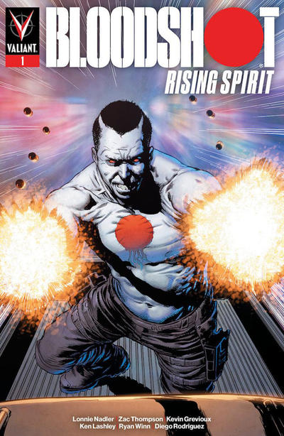 Cover for Bloodshot Rising Spirit (Valiant Entertainment, 2018 series) #1 [Heroes Dutch Comic Con - Manuel Garcia]