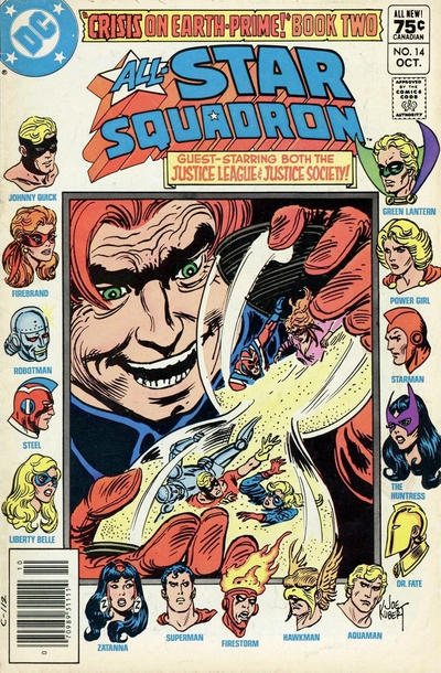 Cover for All-Star Squadron (DC, 1981 series) #14 [Canadian]