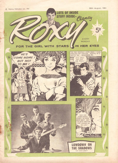 Cover for Roxy (Amalgamated Press, 1958 series) #26 August 1961 [181]
