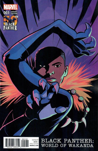Cover for Black Panther: World of Wakanda (Marvel, 2017 series) #1 [Alitha E. Martinez Hip Hop Variant]