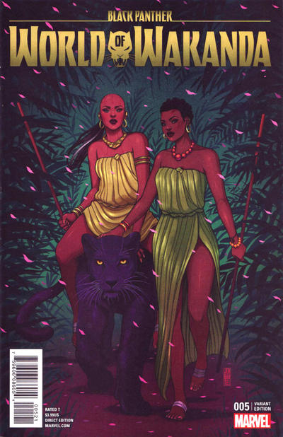 Cover for Black Panther: World of Wakanda (Marvel, 2017 series) #5 [Incentive Jen Bartel Variant]